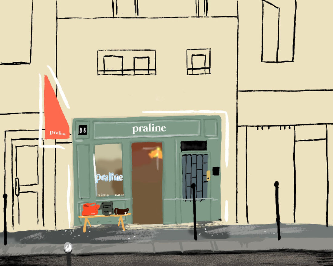La première boutique Praline à Paris