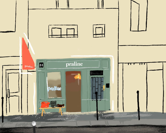 La première boutique Praline à Paris